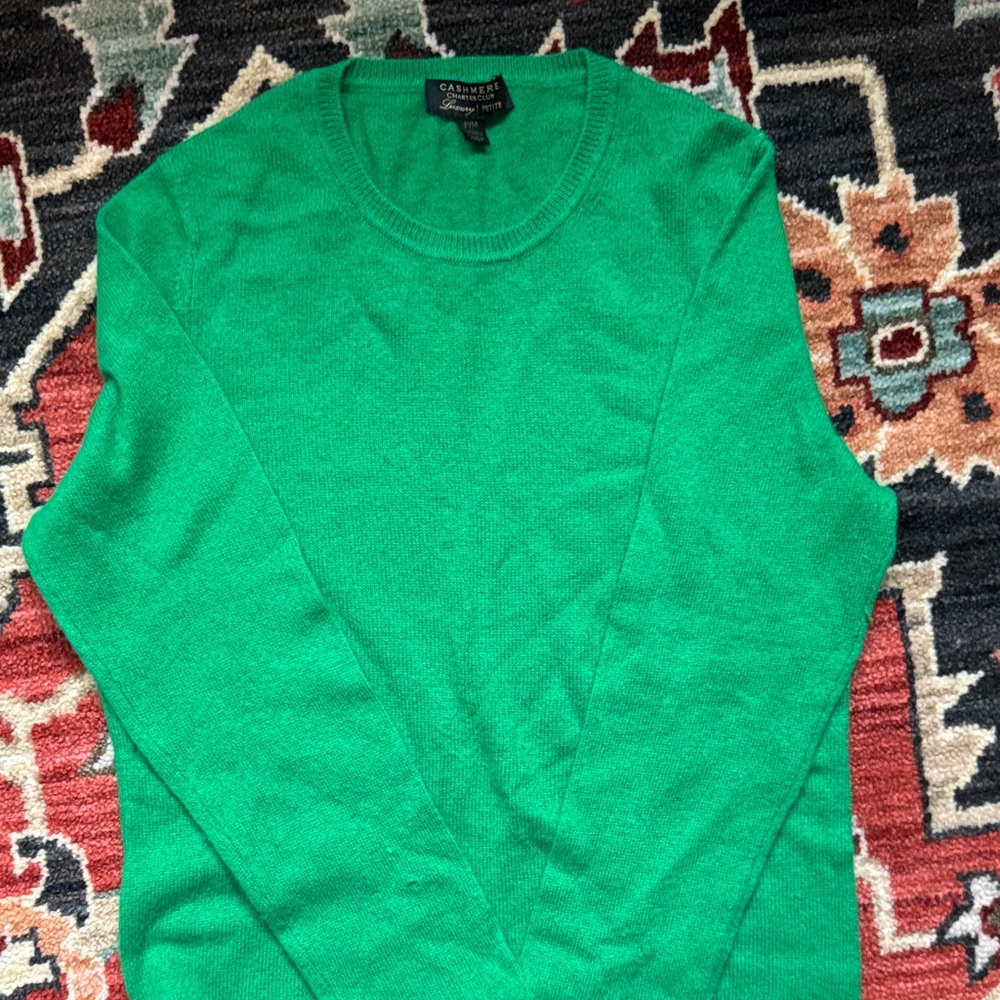 Charter Club Green Sweater